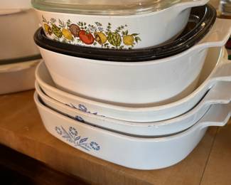 Corning Ware bake and ovenware