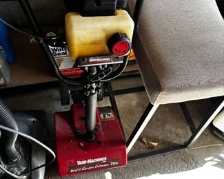 Yard Machines Tiller