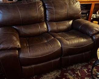 2 Recliner Leather Loveseat