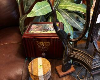 Trinket Boxes, coasters, carvings