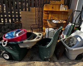 Nice Lawn carts and tools