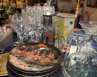 Russian Scene and Folk Art Plates