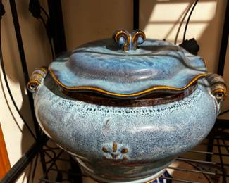 Wonderful ceramics throughout the house. - Covered Dish - not for baking