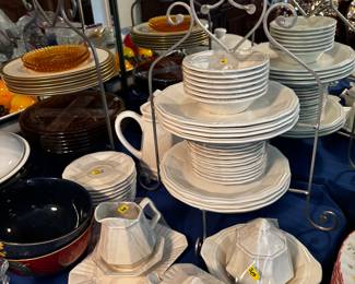 Homer Laughlin China and accessories sold in sets.