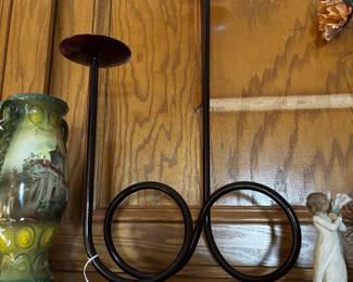 Iron Candle holders (2)