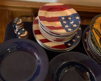 "Colonial" and "Spirit of the Flag" by Warren Kimbel