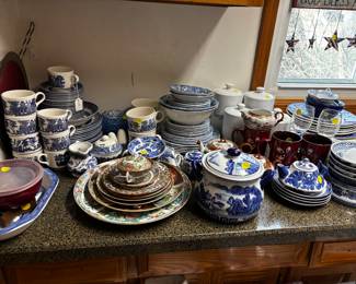 Blue and White - various patterns - description to follow