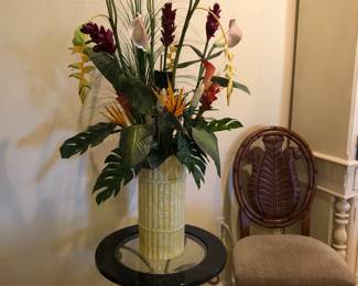 MCM Hollywood Regency Bamboo Umbrella Stand