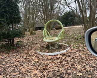 Large Concrete Baskets- there are 2