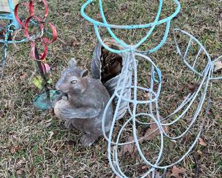 Seal Planter & Squirrel Planter