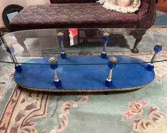MCM Blue Coffee Table