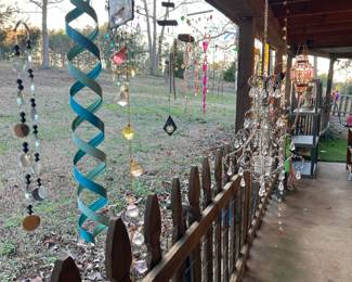 Many Whirley Gigs & Wind Chimes