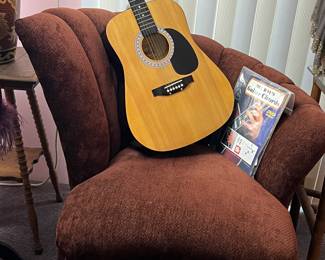 Signed Burswood Acoustic Guitar