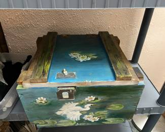 Hand Painted wooden Box