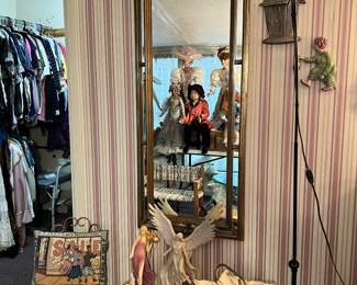 Pier Mirror & Vanity Stool 