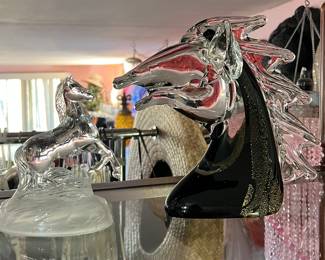 Blown Glass Horses