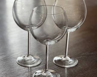 Crystal Red Wine Glasses - 12 Available.