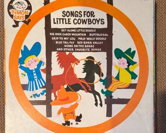 Songs for Little Cowboys Vinyl Record.