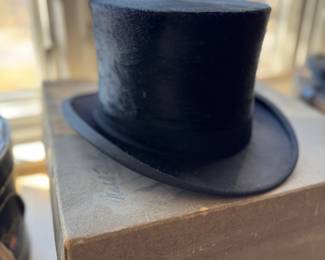 Marshall Field Fur Top Hat. Photo 1 of 2.