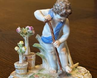 Meissen Porcelain "Allegory of the Earth," Circa 1770 by Johann Joachim Kaendler. Photo 1 of 3.