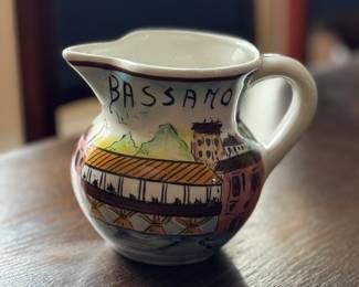 Italian Ceramic Pitcher. Photo 1 of 2.