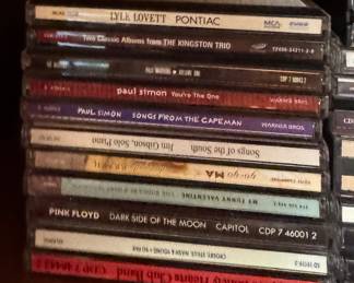 CDs by Artists Including Lyle Lovett, Pink Floyd and Paul Simon.