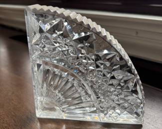 Cut Crystal Bookends. Photo 2 of 2.