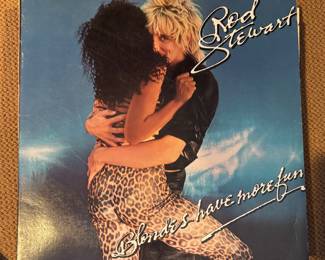 Rod Steward Blonds Have More Fun Vinyl Record.