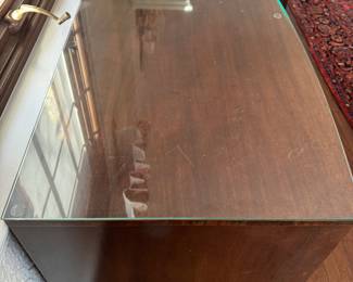 Mahogany Four-Drawer Chest of Drawers - 2 Available. Each Measures 35" x 20" x 35" H. Photo 5 of 6.