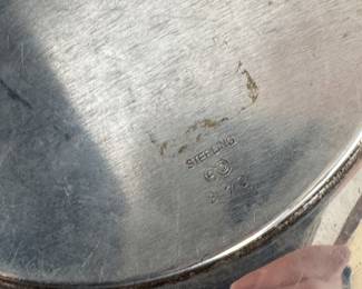 Sterling Silver Platter. Photo 2 of 2.