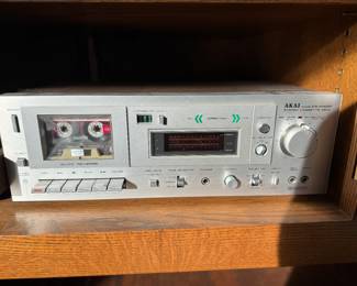 Akai Model CS-M$DR Stereo Cassette Deck Player / Recorder.