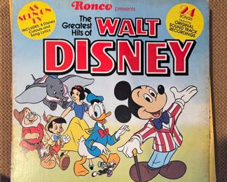 The Greatest Hits of Walk Disney Vinyl LP.