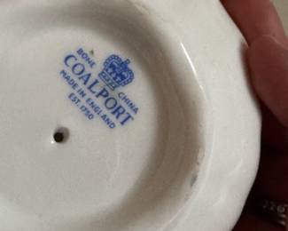 Coleport Porcelain Flower Bud Figurine. Photo 2 of 2.