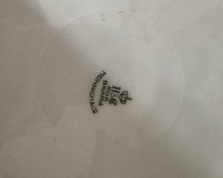 Set of 12 Heinrich & Company, Bavaria, Germany Art Deco Set Dinner Plates. Photo 2 of 2.