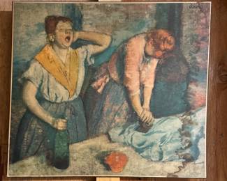 "Women Ironing," Edgar Degas Poster on Board. Photo 1 of 2.