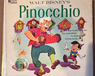 All The Songs from Walt Disney's Pinocchio Vinyl LP.