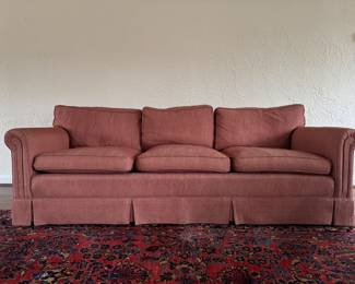 Hickory Chair Three-Seat Sofa with Down-Filled Cushions. Measures 84" W x 34" D. Photo 1 of 3.