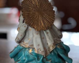 Mid-Century Italian Madonna & Child Sculpture by Eugenio Pattarino, 1960s. M 8. Signed by Artist. Photo 2 of 4.