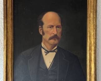 Untitled Portrait of Man. Oil on Canvas.