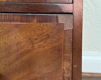 Mahogany Four-Drawer Chest of Drawers - 2 Available. Each Measures 35" x 20" x 35" H. Photo 4 of 6.