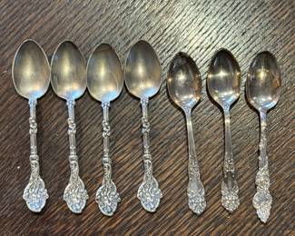 Sterling Silver Demi-Tasse Spoons. Photo 1 of 2.