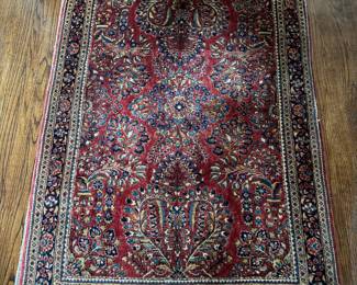 Persian Rug, Measures 3' x 5'.
