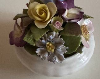 Coleport Porcelain Flower Bud Figurine. Photo 1 of 2.