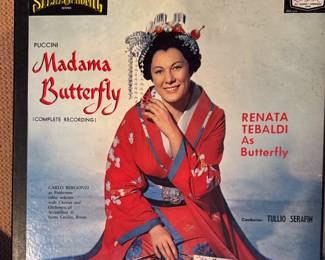 Madama Butterfly: Renata Tebaldi as Butterfly Vinyl Record.