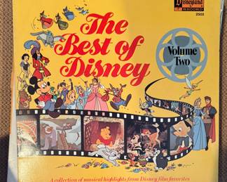 The Best of Disney Volume Two Vinyl LP.