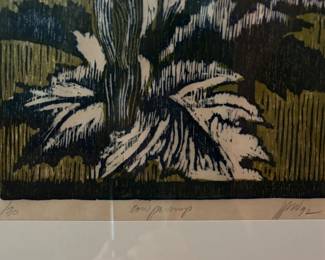 Woodcut. Signed and Numbered by Artist. Photo 2 of 2.