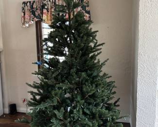 Chalet Artificial Christmas Tree with Lights.