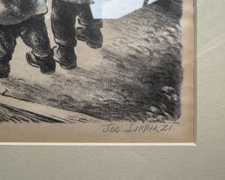 J"Picking Wood," Jos Limarzi. Photo 2 of 3.