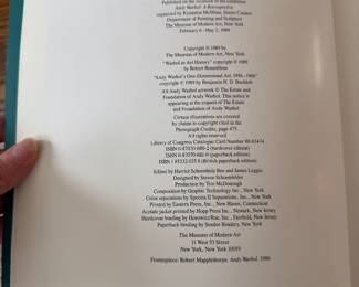 Andy Warhol - A Retrospective Soft Bound Book. Photo 2 of 2.