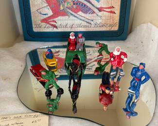 Lead Christmas / Winter Figurines.